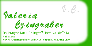 valeria czingraber business card